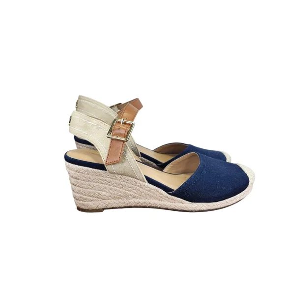 Tommy Hilfiger Nilsa Classic Close Toe Wedge Sandal Size 7.5 - Picture 5 of 7